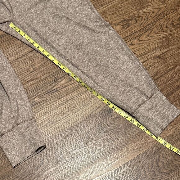 Offline by Aerie Foldover Heathered Joggers Taupe Khaki Size Large - Picture 10 of 12